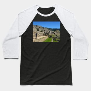 Ruins of Machu Picchu. Peru. Baseball T-Shirt